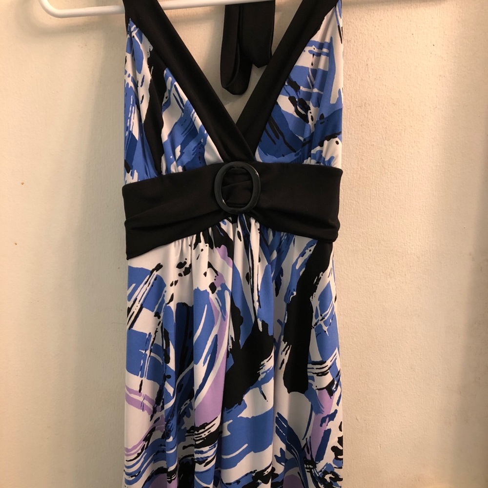 By Choice blue halter top